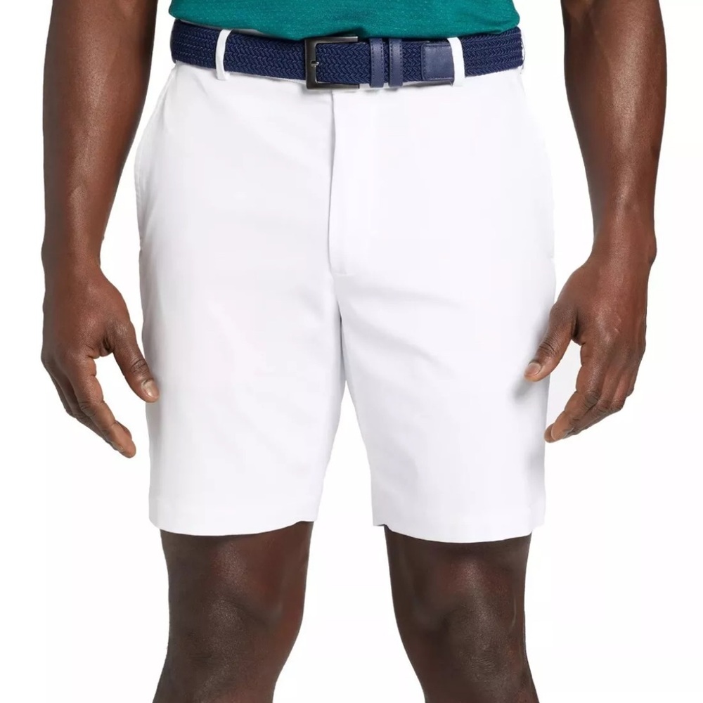 Walter Hagen White Flat Front Men’s Performance 11 Golf Shorts 10” Size 32